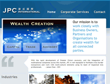 Tablet Screenshot of jpcgroup.com
